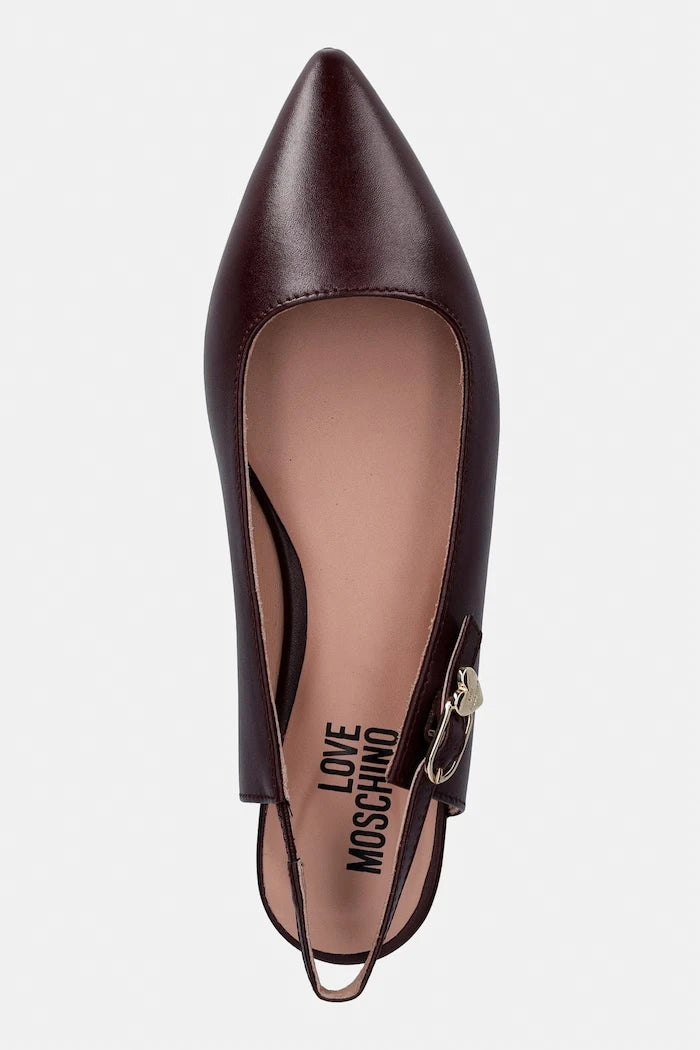 Love Moschino deri babetler