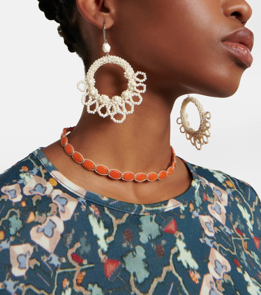 Isabel Marant - أقراط تالاسي بالخرز