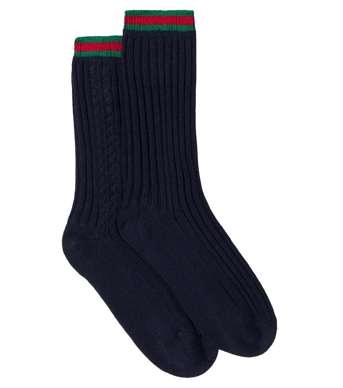 Gucci Kids - Web Stripe cotton-blend socks