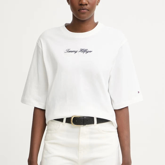 Tommy Hilfiger pamuklu kadın tişört