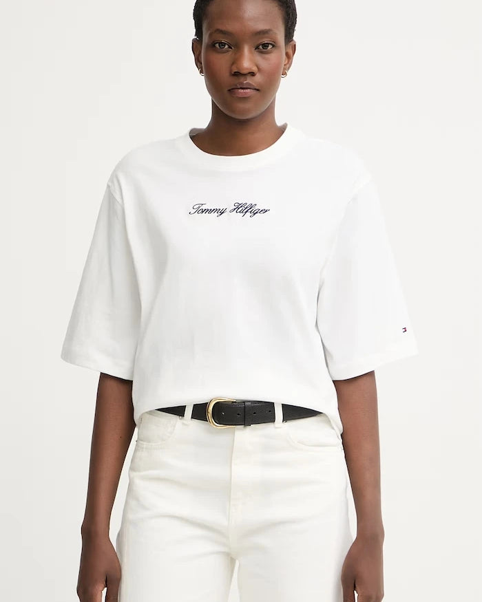 Tommy Hilfiger pamuklu kadın tişört
