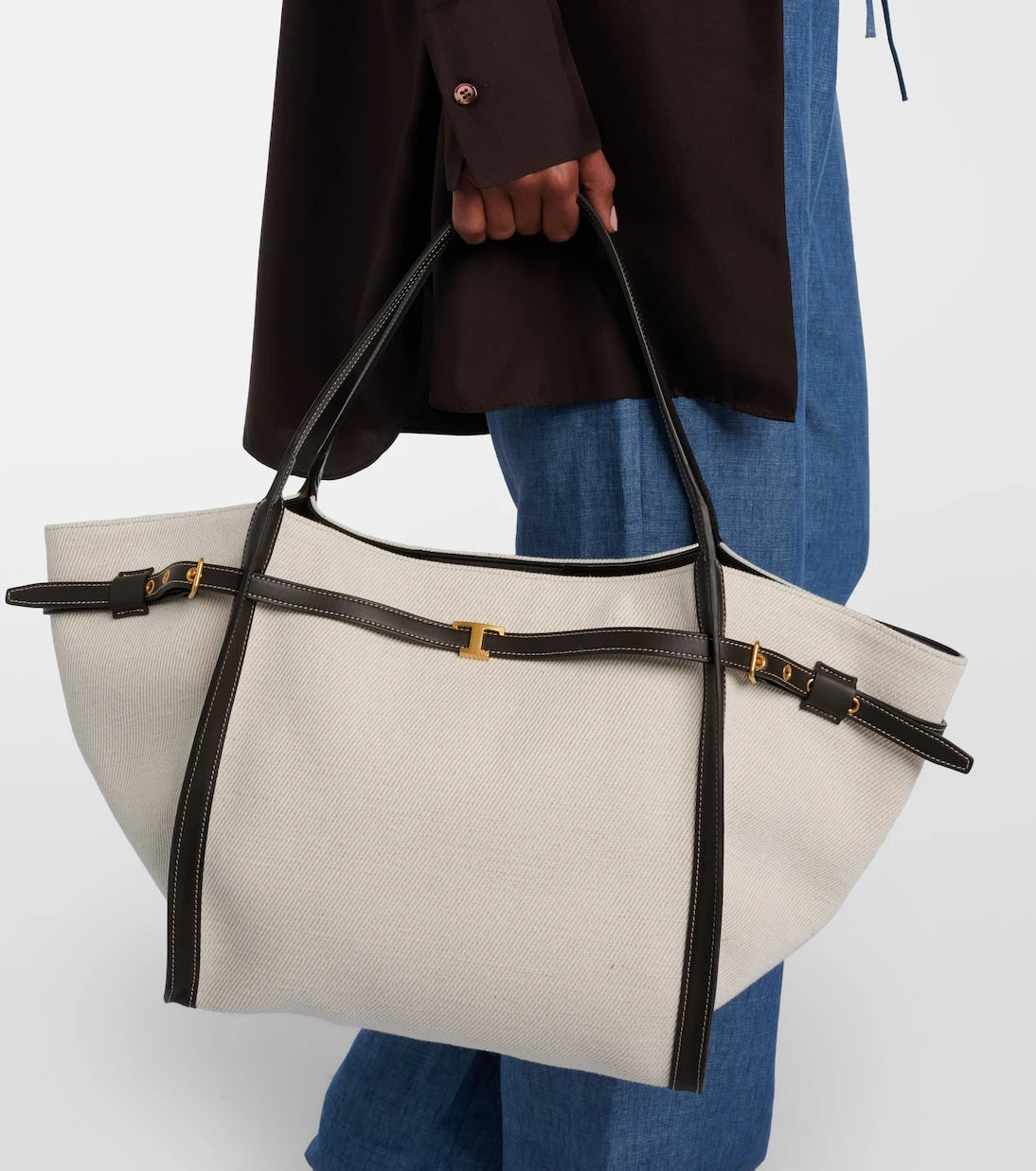 Tod's - Tim Orta boy kanvas çanta