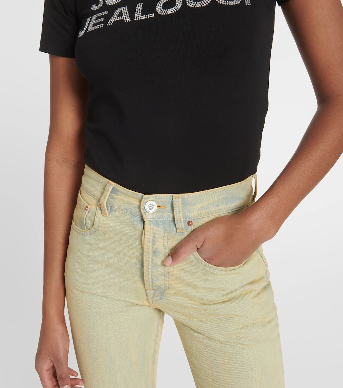 Vetements - High-rise flared jeans