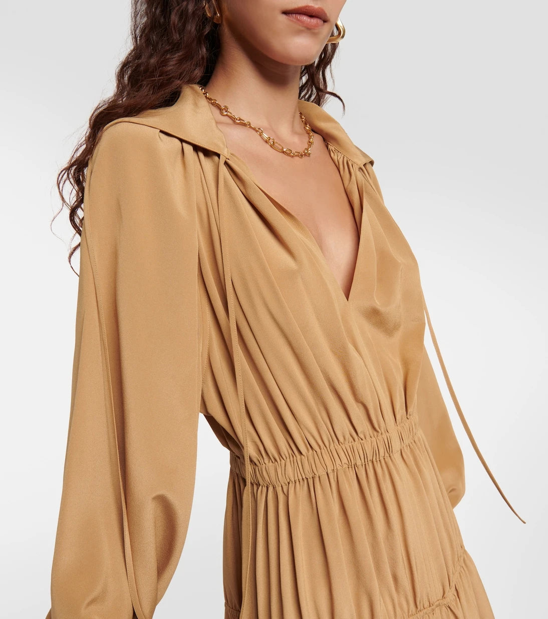Joseph - Dryden silk crêpe de soie midi dress