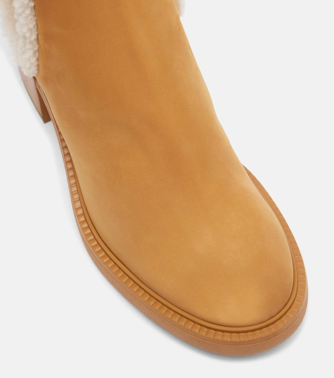 Tod's - Shearling-trimmed suede Chelsea boots