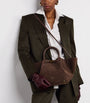 Demellier Brown Medium Suede New York Tote Bag