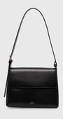 A.P.C. чанта дамска от кожа Sac Virginie Flap