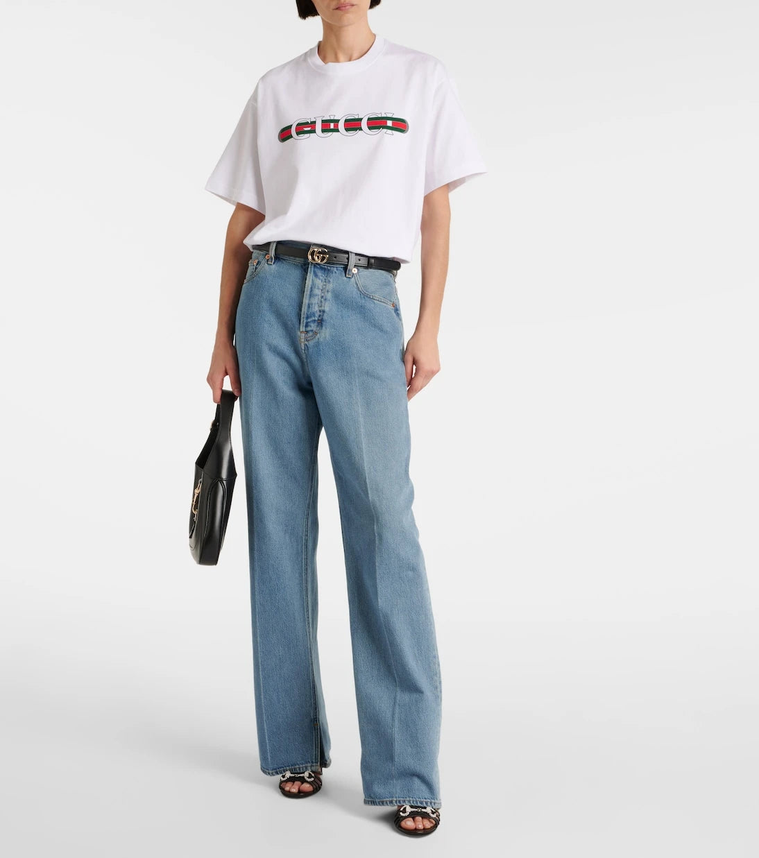 Gucci - Logo cotton jersey T-shirt