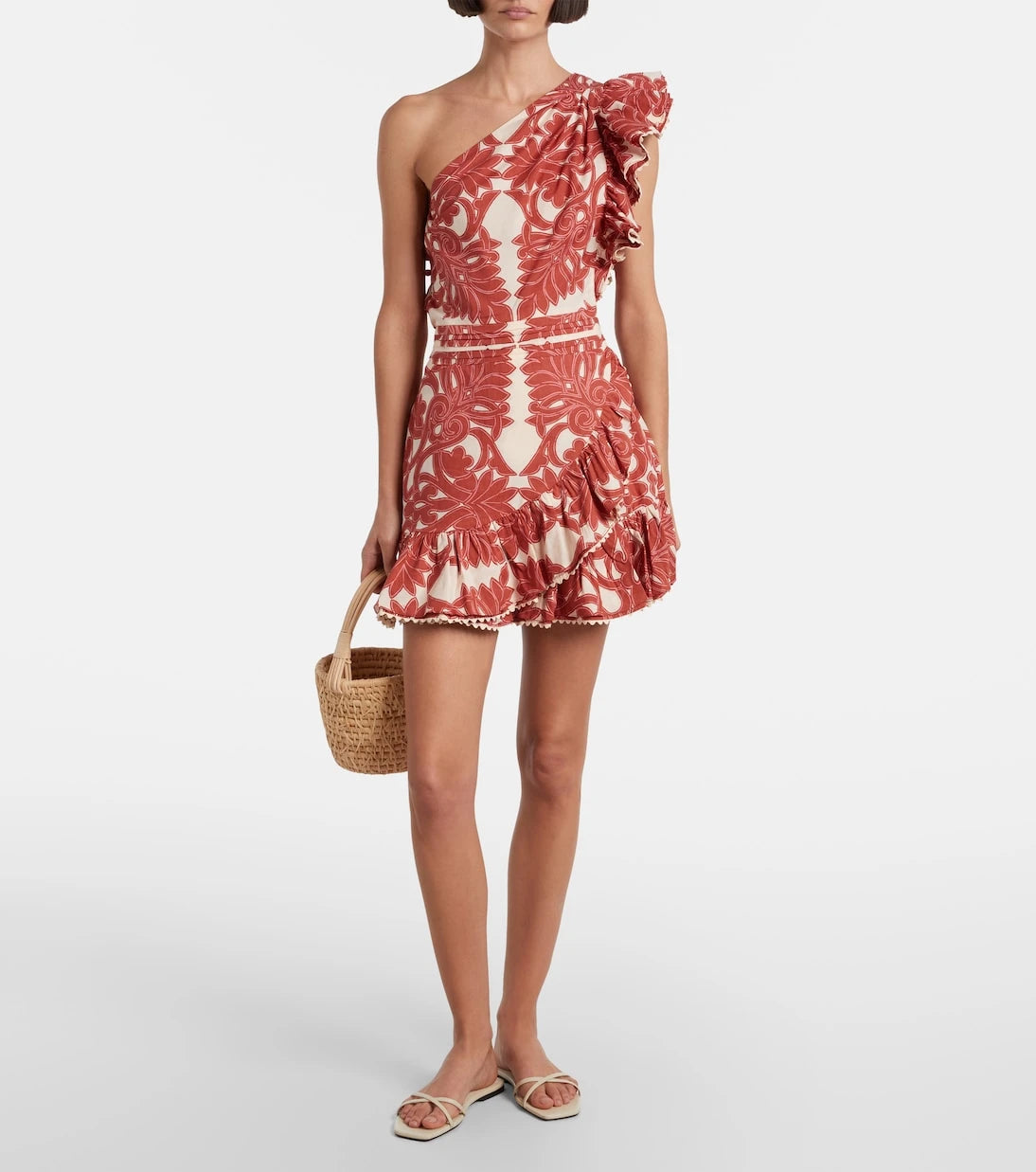 Poupette St Barth - Corinne ruffled cotton minidress