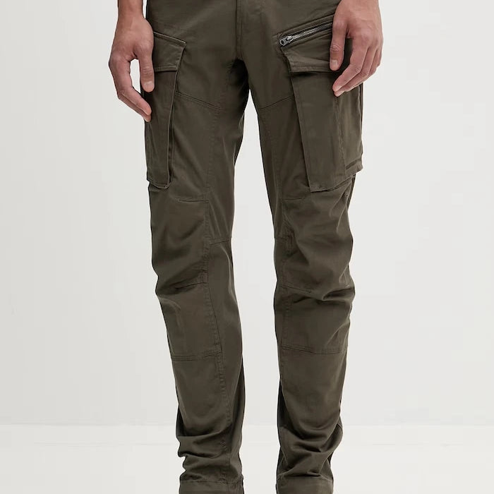 G-Star erkek pamuk elastan kargo pantolon Rovic Zip 3D Regular Tapered