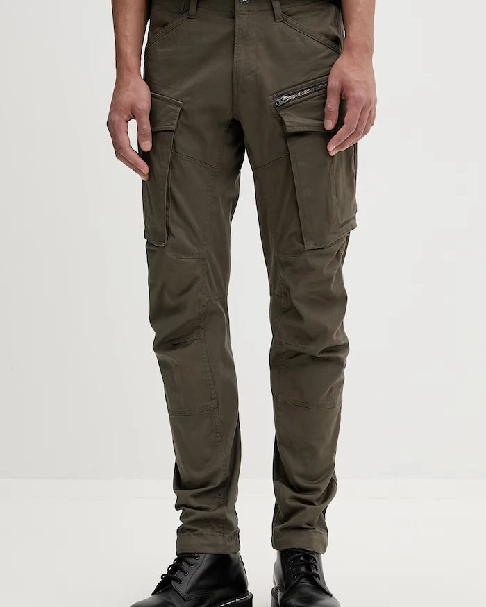 G-Star erkek pamuk elastan kargo pantolon Rovic Zip 3D Regular Tapered