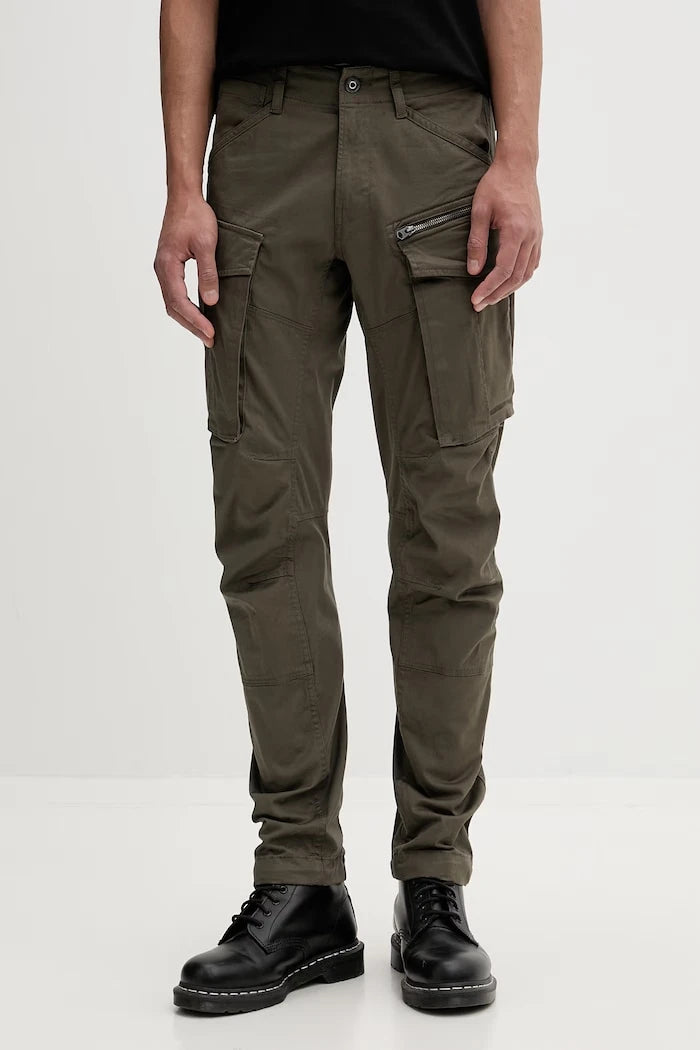 G-Star erkek pamuk elastan kargo pantolon Rovic Zip 3D Regular Tapered
