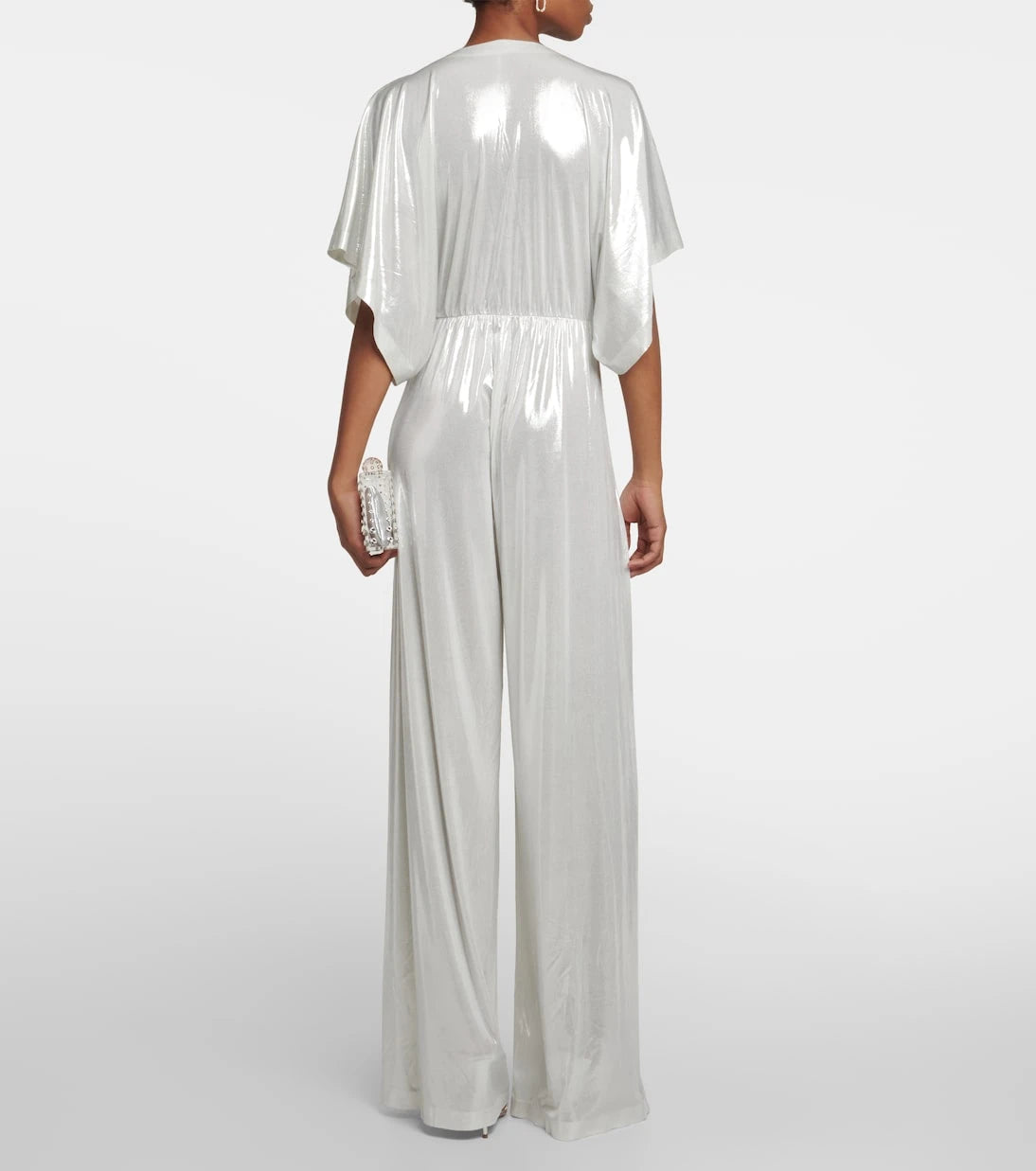 Norma Kamali - Rectangle metallic jumpsuit