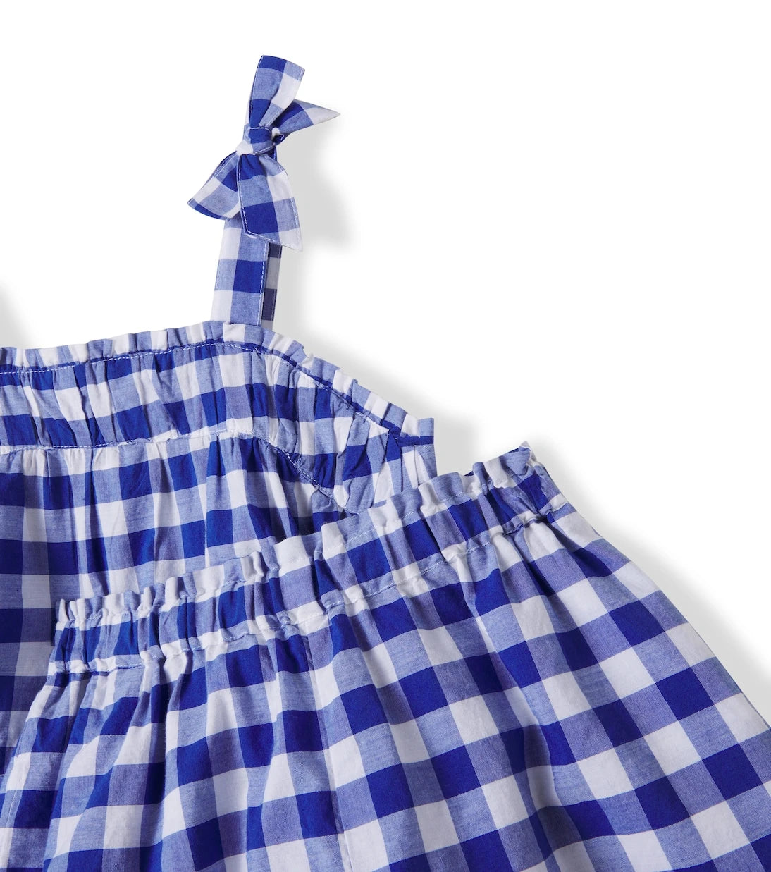 Tartine et Chocolat - Gingham cotton top and shorts set
