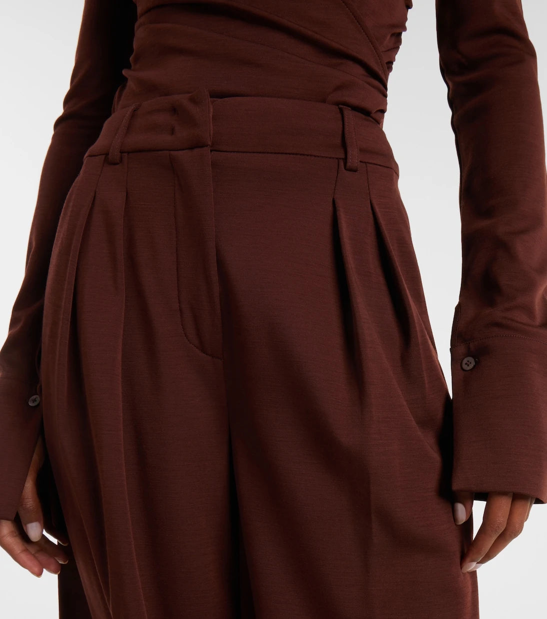 Max Mara - Natale high-rise wool wide-leg pants