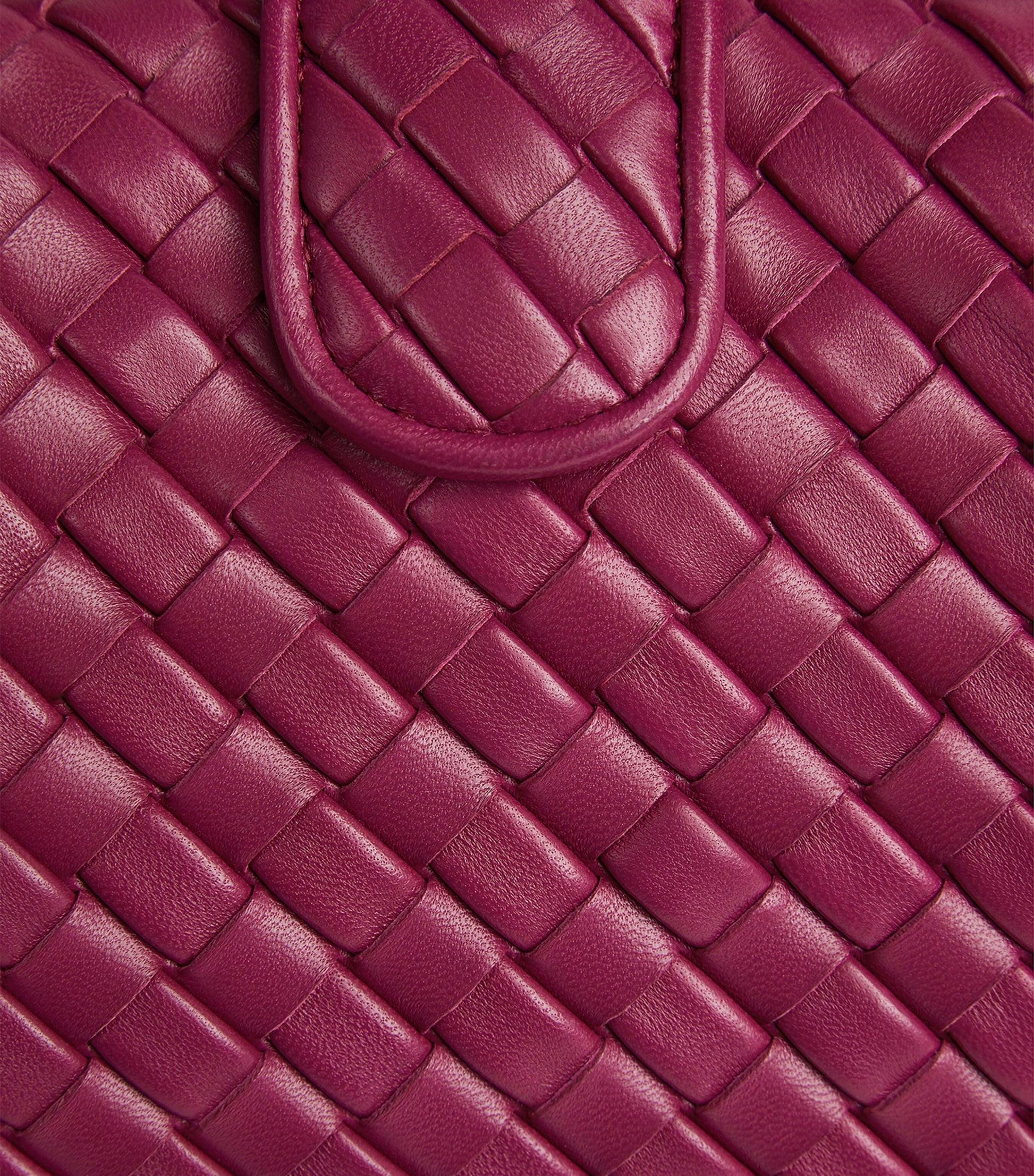 Bottega Veneta Pink Small Leather Lauren 1980 Clutch Bag