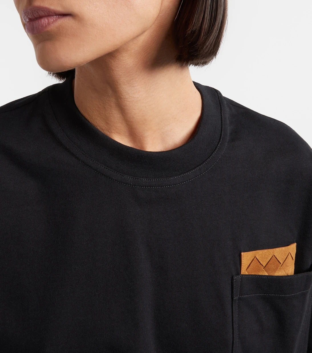 Bottega Veneta - Cropped cotton jersey T-shirt