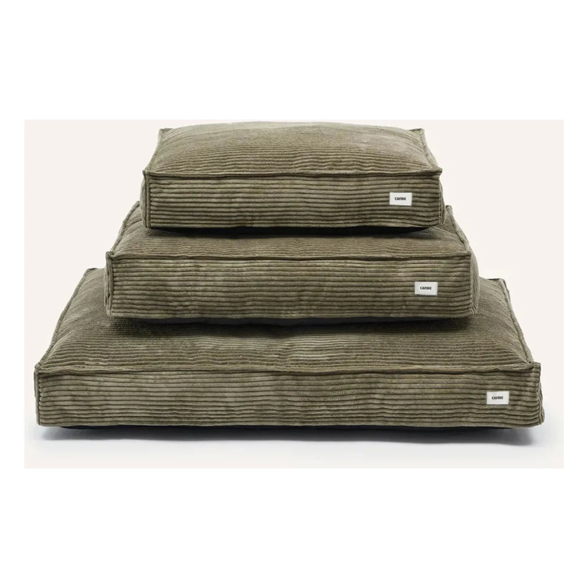 Cafide - Cuadra corduroy dog mattress | Green