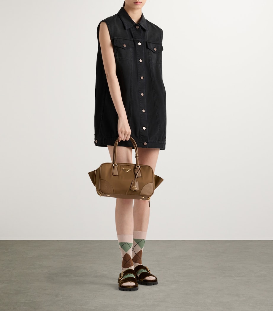 Prada Black Denim Mini Dress