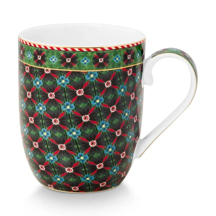 Комплект чаши Pip Studio Clover Green 145 ml (6 броя)
