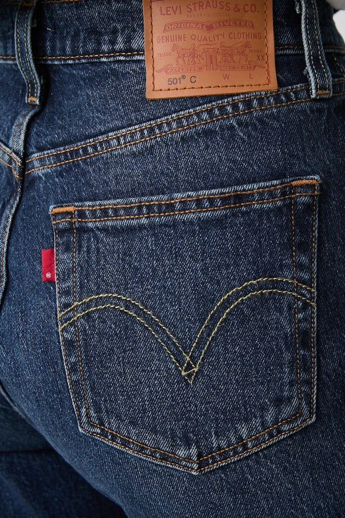 Levi's kadın straight 501 CURVE kot pantolon
