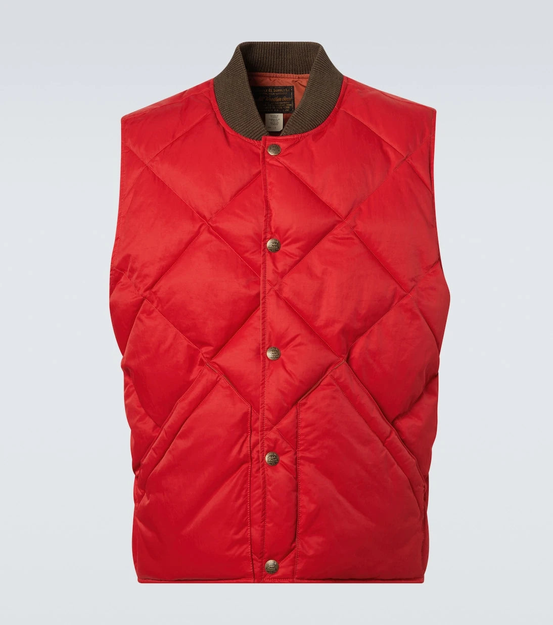 RRL - Quilted twill vest