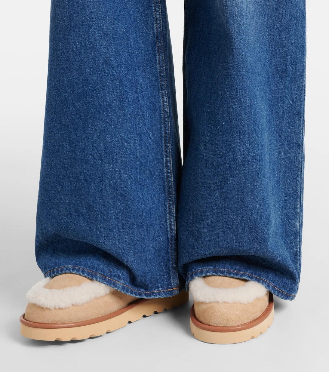 Chloé - Dolcie shearling-trimmed ankle boots