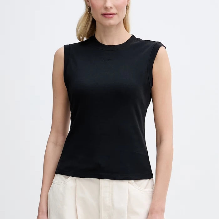 DKNY топ дамски от памук