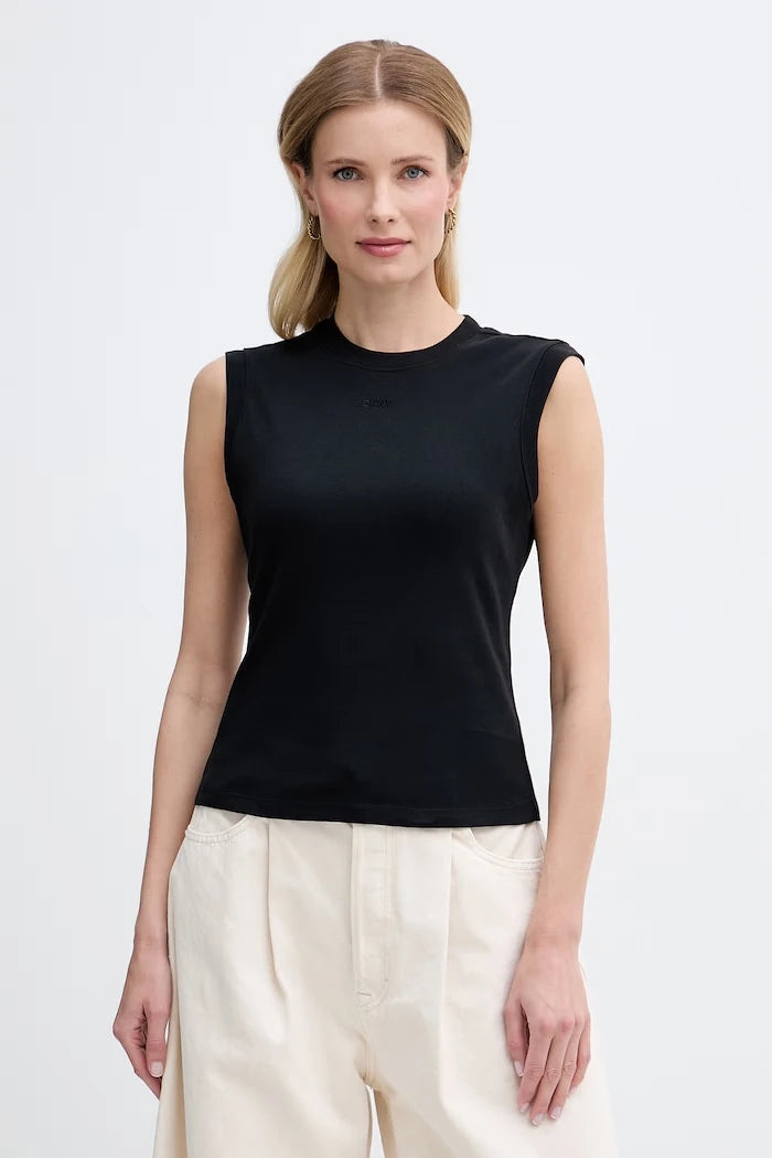 DKNY топ дамски от памук