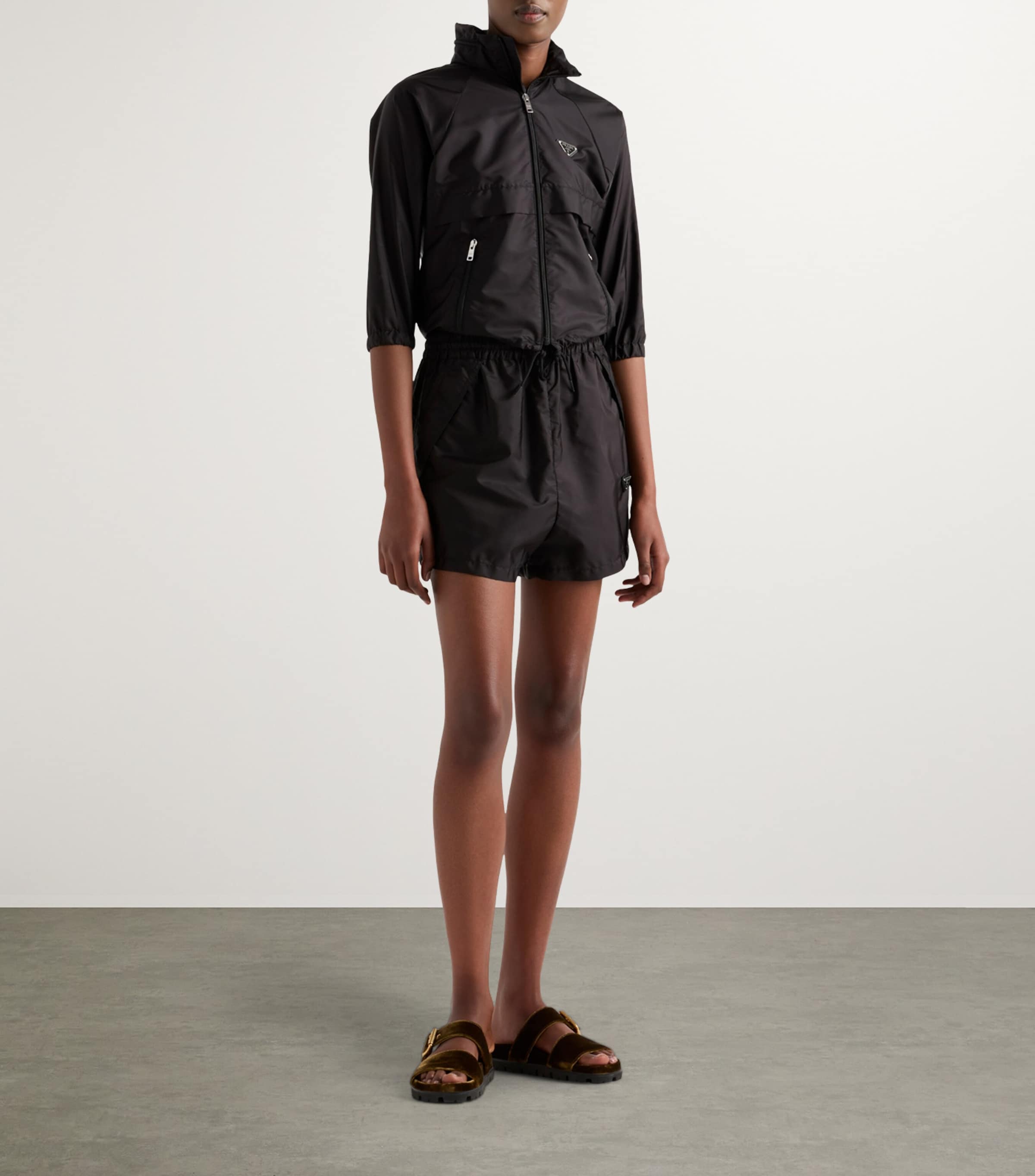 Prada Black Re-Nylon Shorts