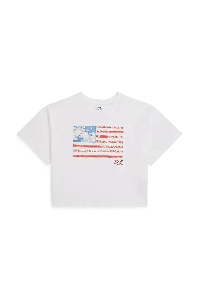 Детска памучна тениска Polo Ralph Lauren