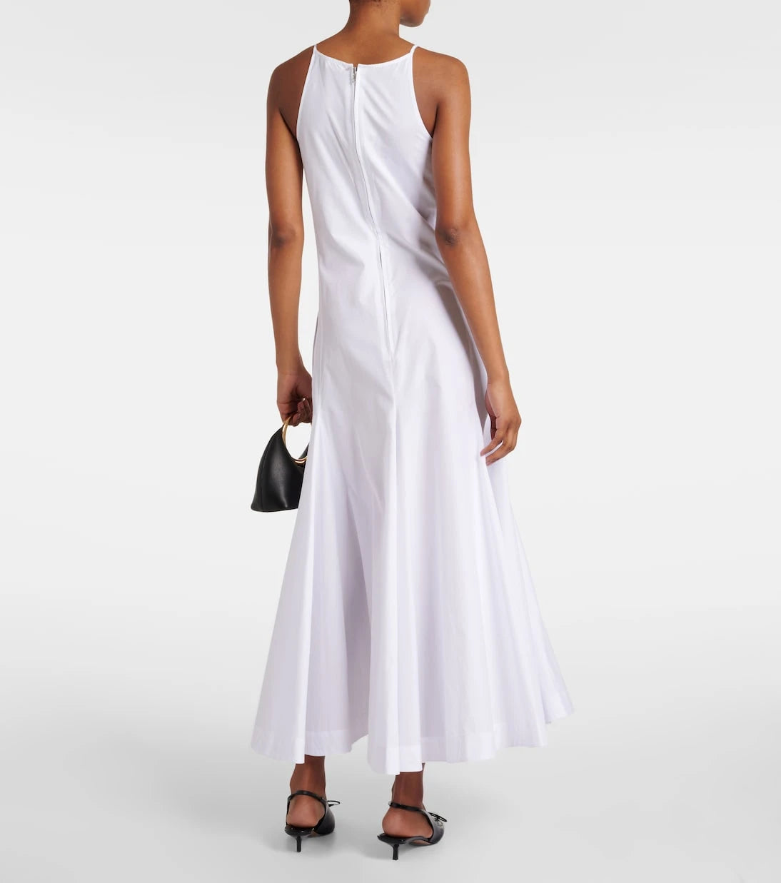 Sportmax - Cactus cotton poplin midi dress