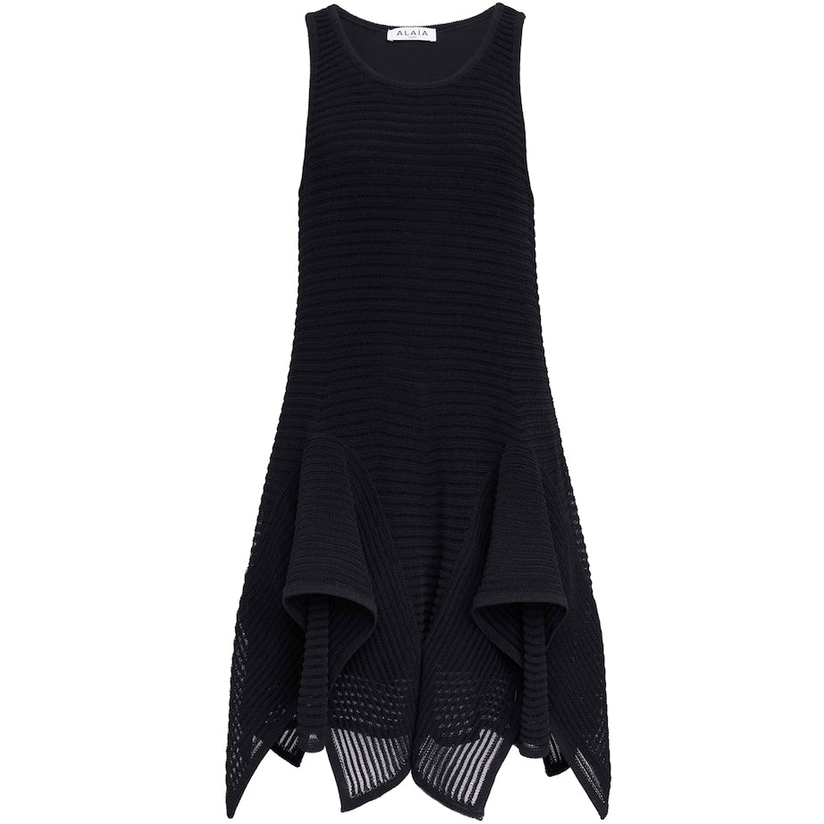 Alaïa Ladder-Knit Mini Dress
