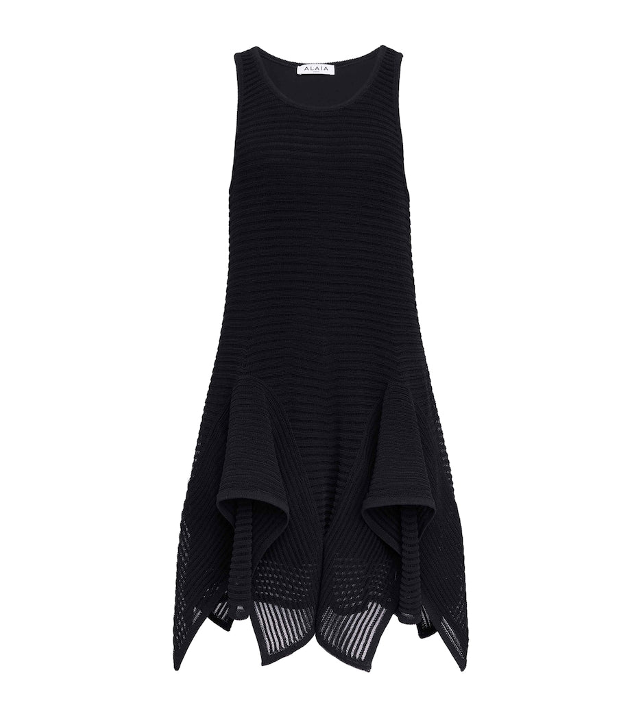Alaïa Ladder-Knit Mini Dress