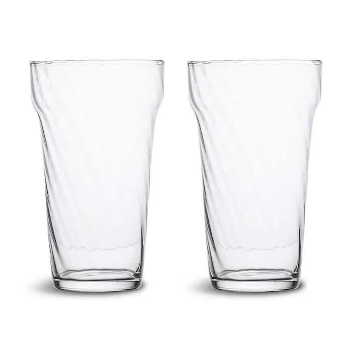 Byon üflemeli camdan yapılmış bardak seti 430 ml
