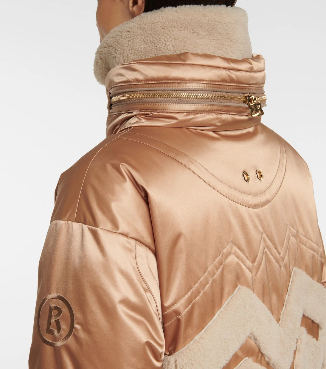 Bogner - Milia shearling-paneled down ski jacket