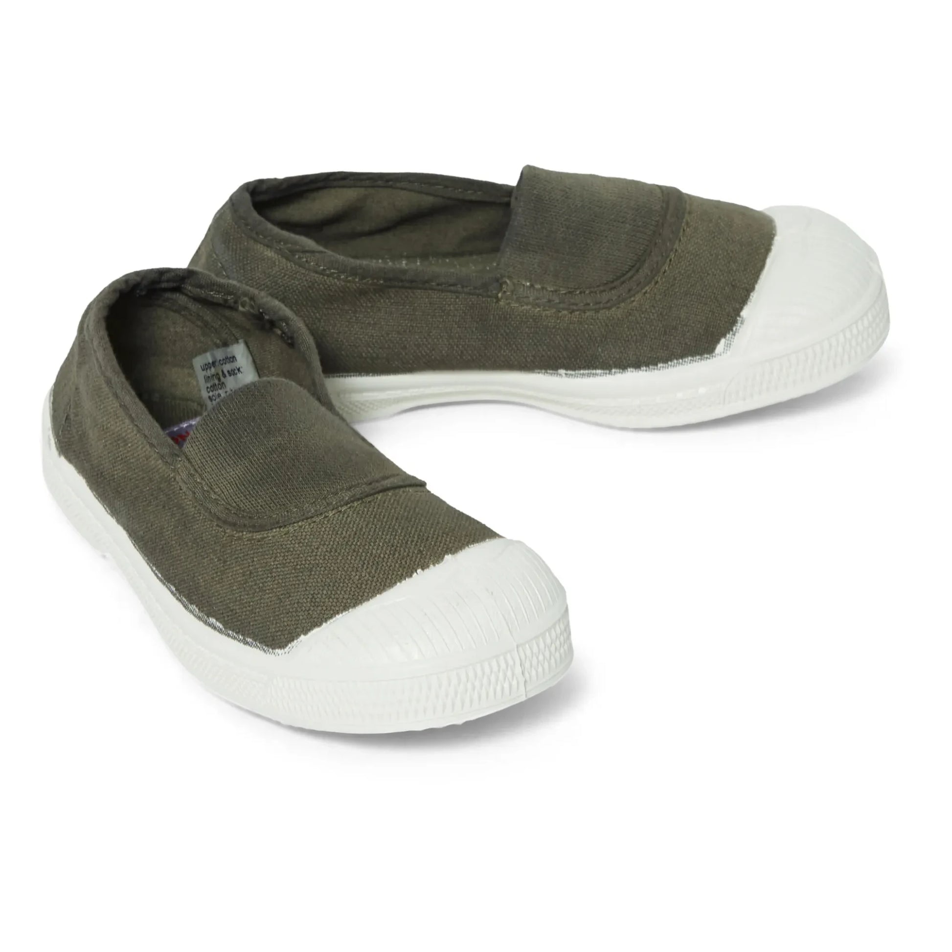 Bensimon - Vegan Elastic Sneakers | Khaki