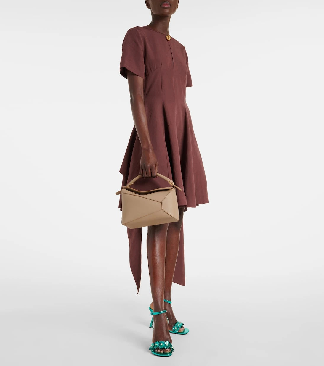 Loewe - Puzzle Edge Küçük deri tote çanta