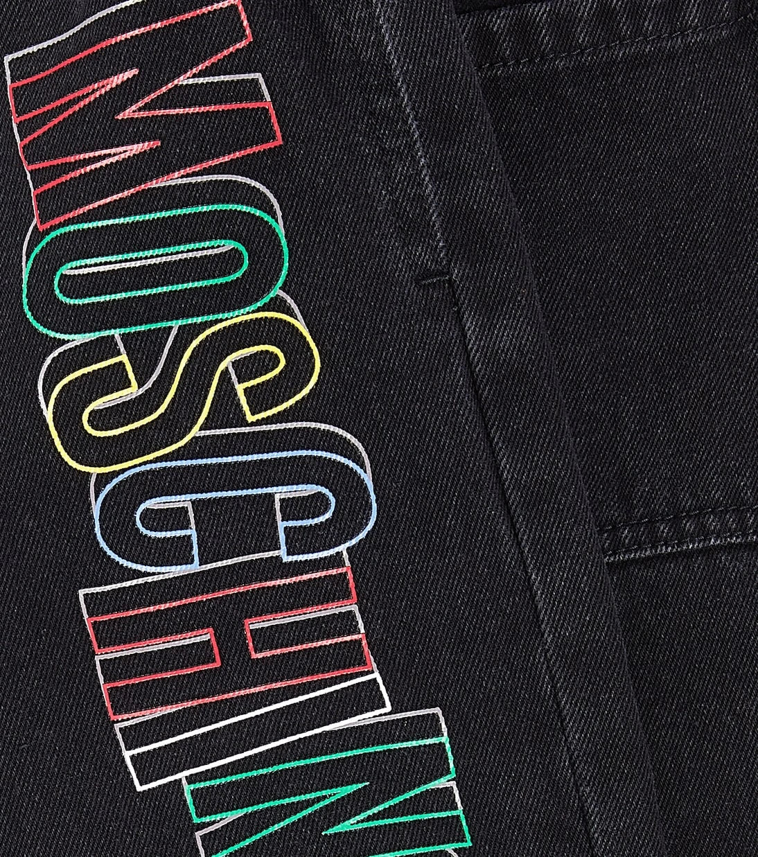Moschino Kids - Logo printed jeans