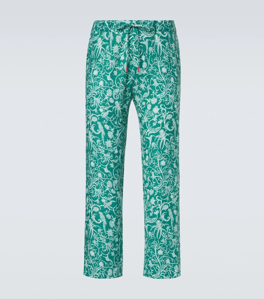 Kiton - بنطلون كتان مطبوع