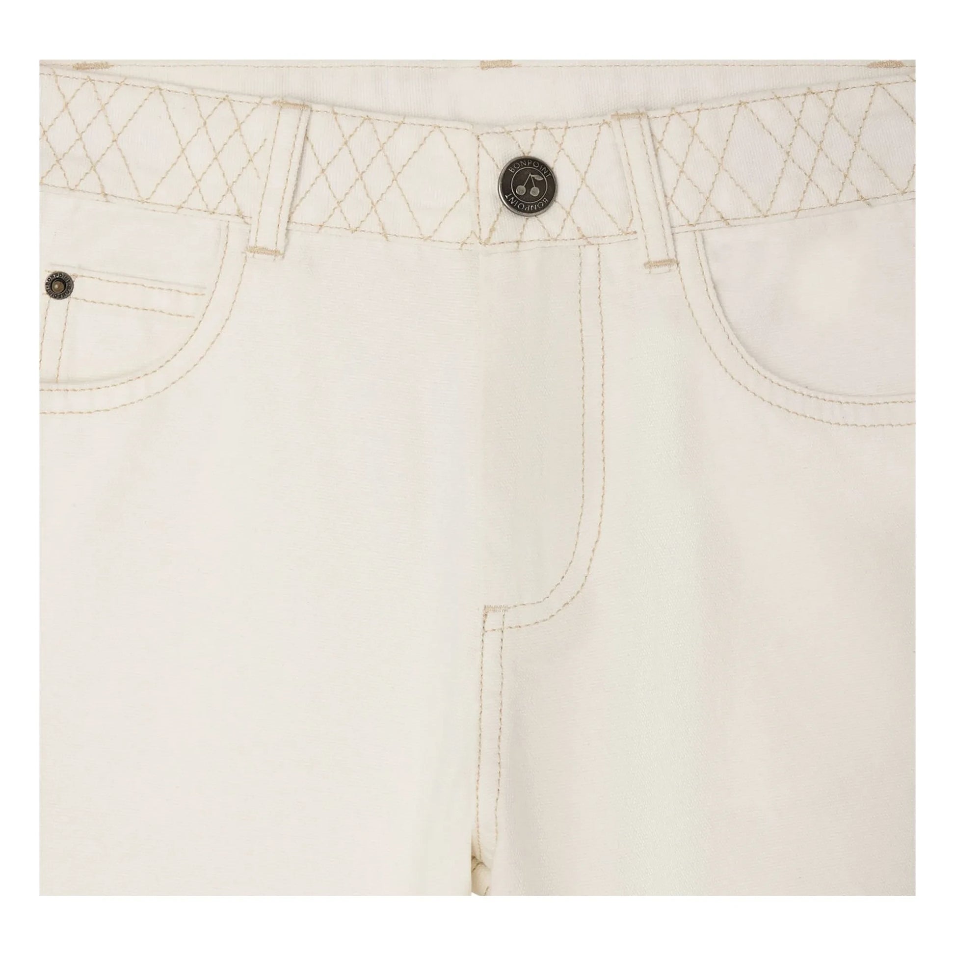 Bonpoint - Eloha organic cotton pants | White