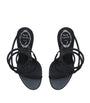 René Caovilla Black Embellished Cleo Sandals 105