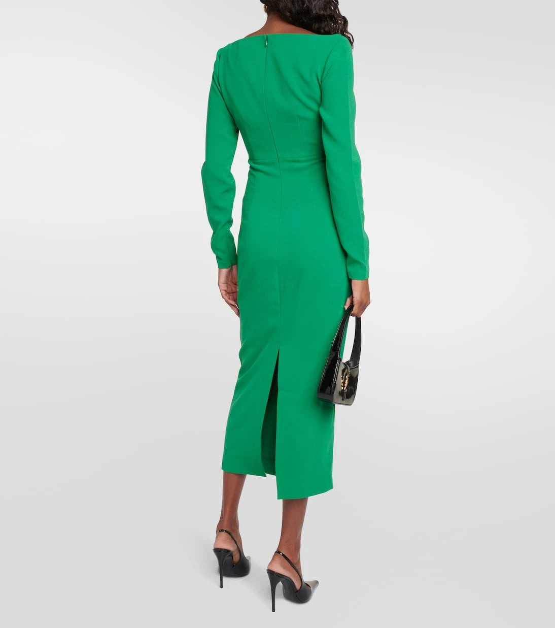 Roland Mouret - Cowl neck cady midi dress