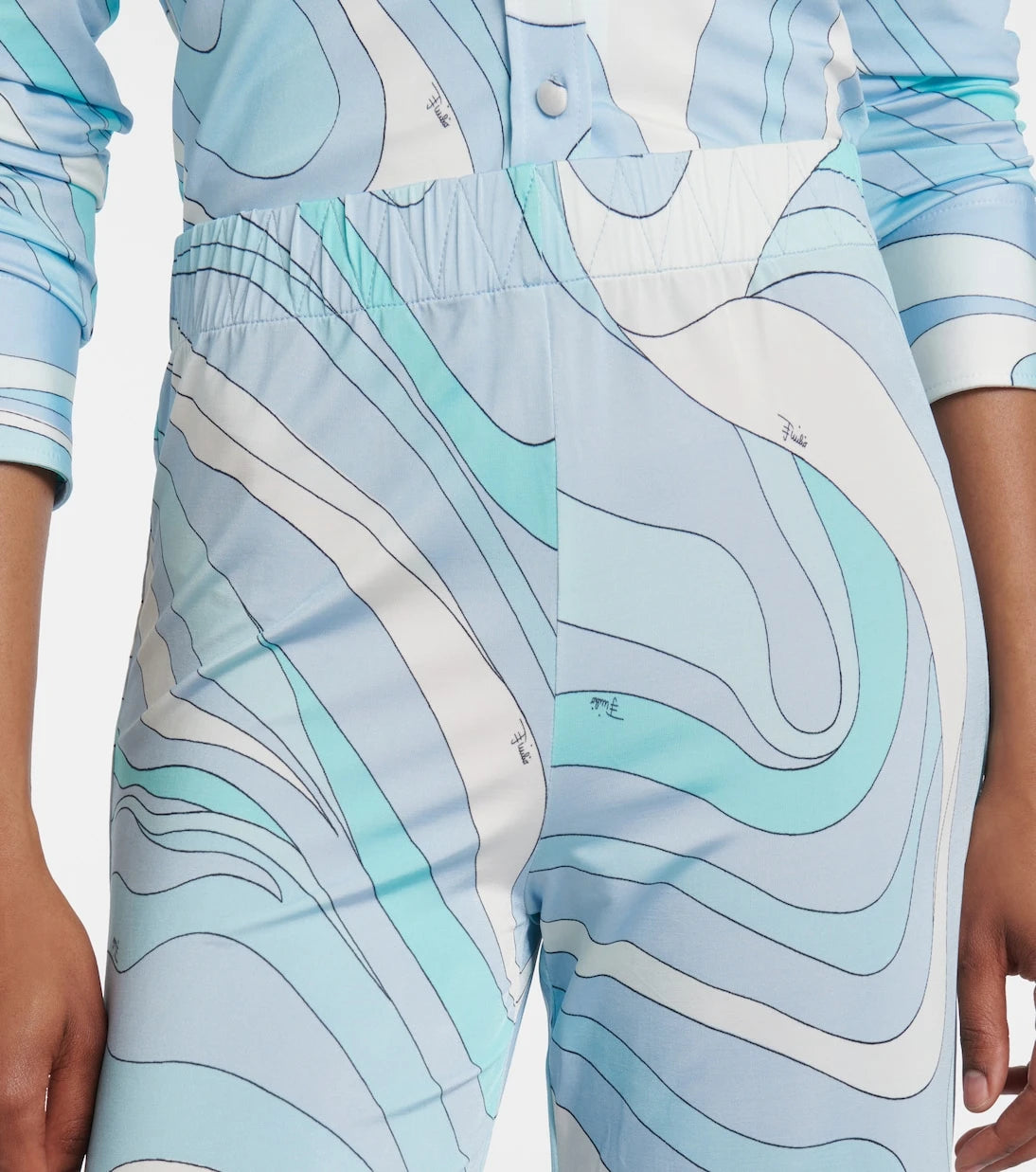 Pucci - Marmo satin jersey straight pants