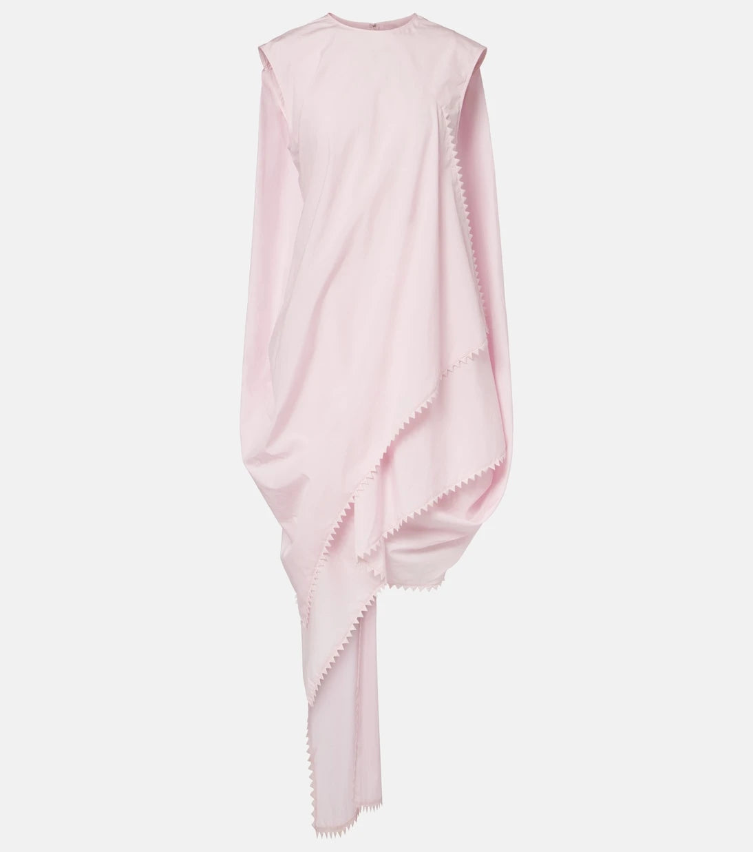 Jacquemus - Traversin asymmetric cotton poplin minidress