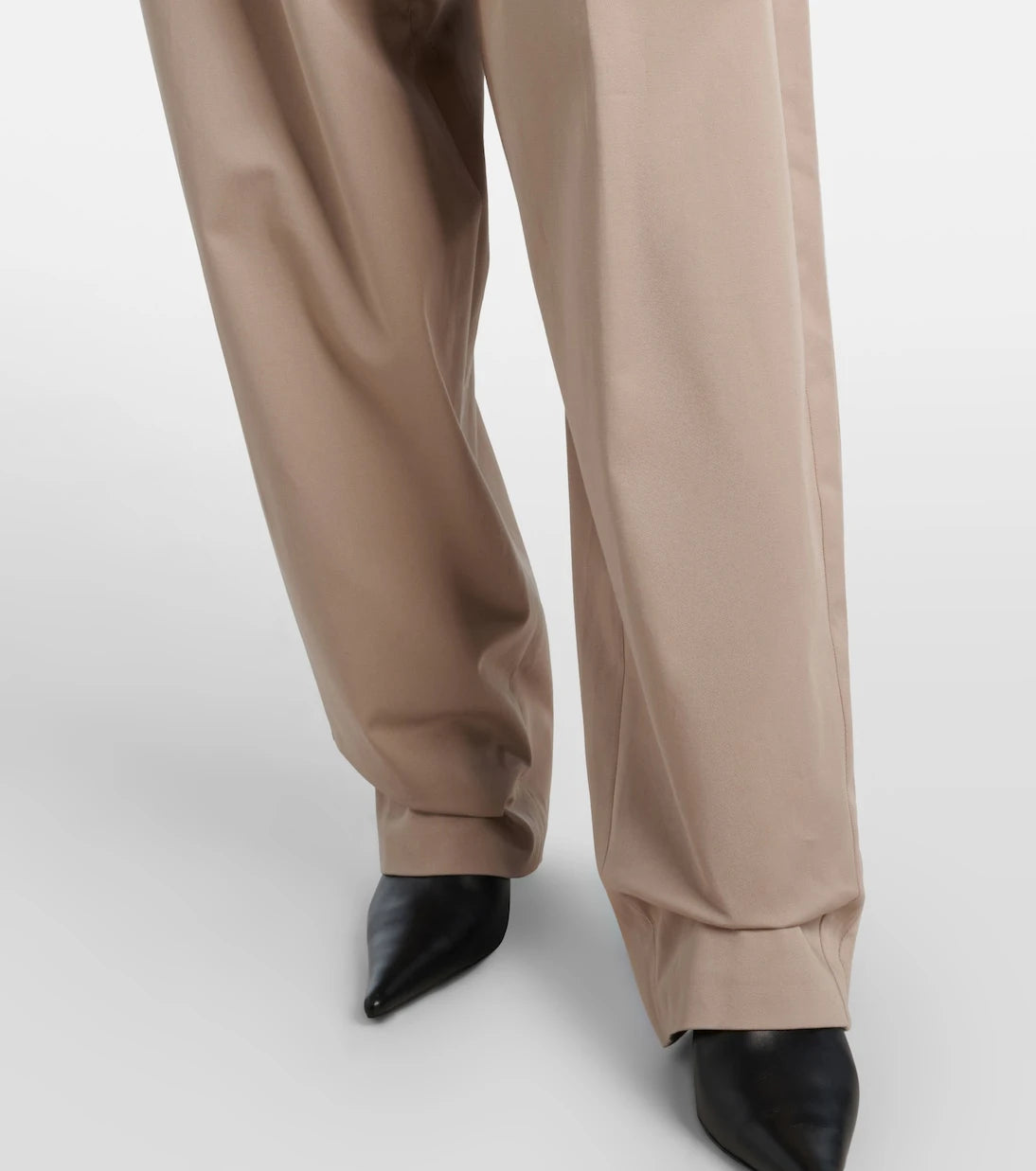 Magda Butrym - Belted cotton-blend tapered pants