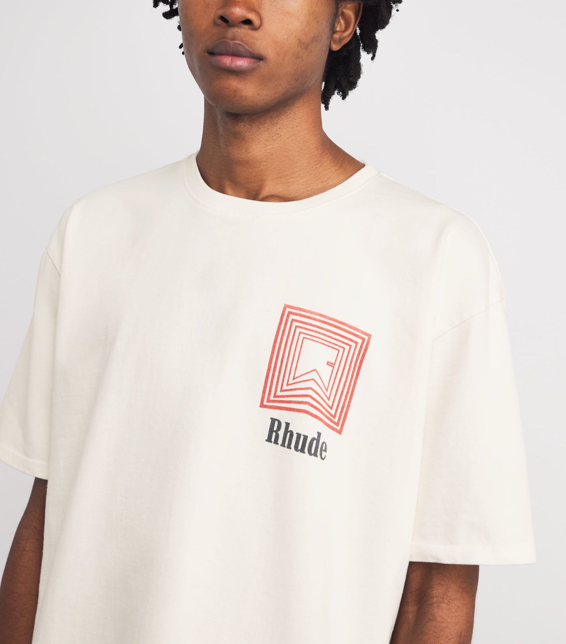 Cotton Rhude Chevron T-Shirt