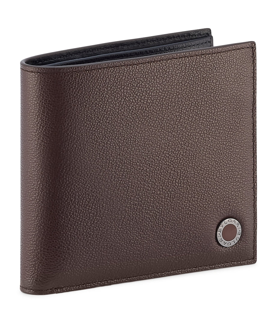 Brown Leather Bvlgari Bvlgari Man Compact Wallet