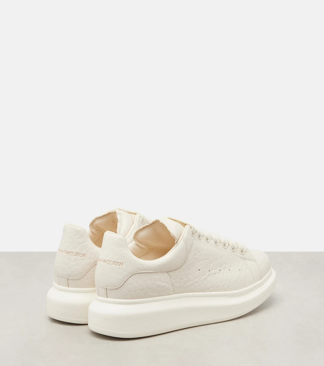 McQueen - Oversized leather sneakers