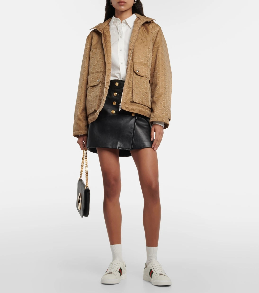 Gucci - Ace leather sneakers